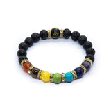 7 Chakra Bracelet with Meaning for Men Women Natural Crystal Healing Anxiety Jewelry Mandala Yoga Meditation Gift