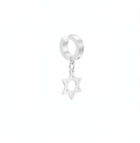 Stainless Steel 1 PC Clip On Non Piercing Earrings For Women Men Black Gold Color Cross Gothic Punk Rock Drop