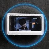 Home Wall Waterproof Mobile Phone Box Self-adhesive Holder Touch Screen Bathroom Phone Shell Shower Sealing Storage Box