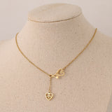 Stainless Steel Necklaces Stethoscope Electrocardiogram Pendant Collar Chain Fashion Necklace For Woman Jewelry