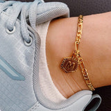 Stainless Steel Initial Anklet & Bracelet