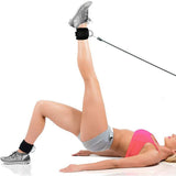 1PC Ankle Straps for Cable Machines Padded Ankle Cuffs for Leg Exercise Workouts Fully Adjustable and Breathable Ankle Cuffs