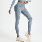 Wash Sexy Push Up Gym Leggings Women High Waist Seamless Sporty Leggings Women Casual
