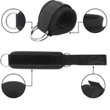 1PC Ankle Straps for Cable Machines Padded Ankle Cuffs for Leg Exercise Workouts Fully Adjustable and Breathable Ankle Cuffs